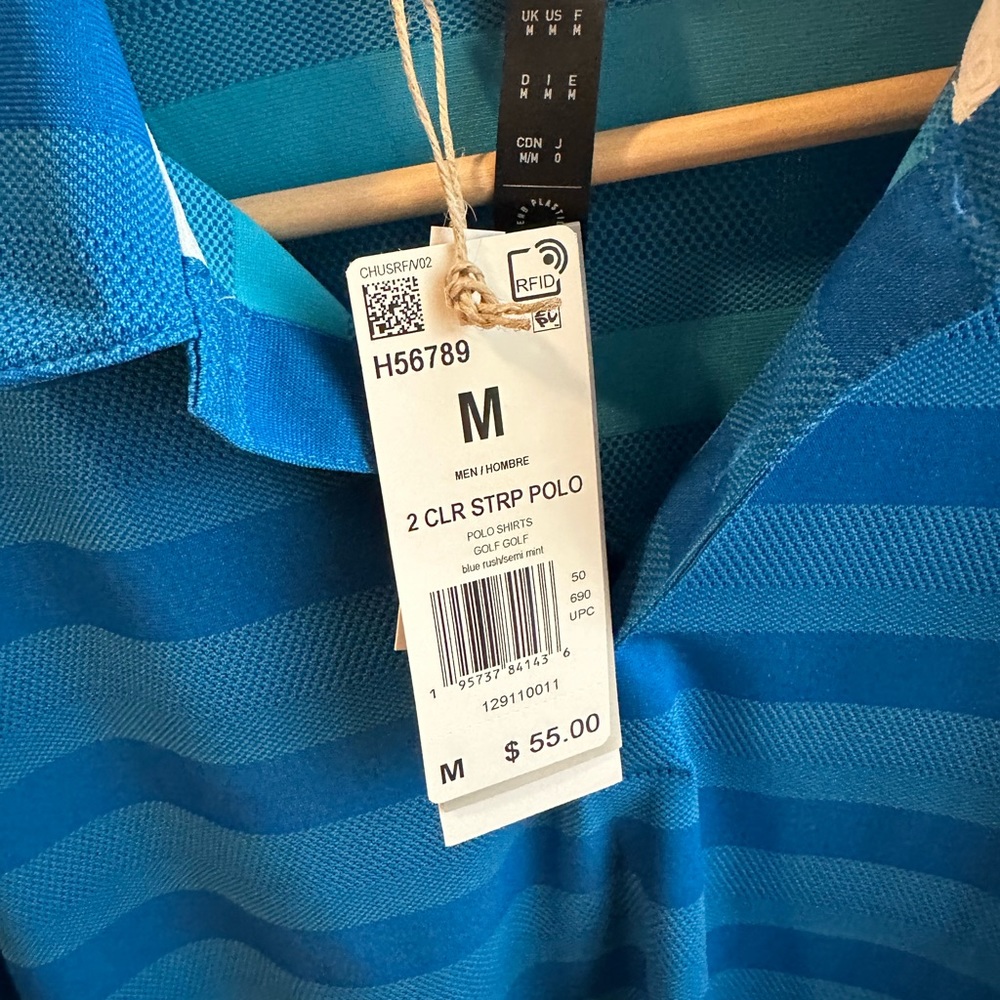 Brand new Adidas golf polo. NWT.